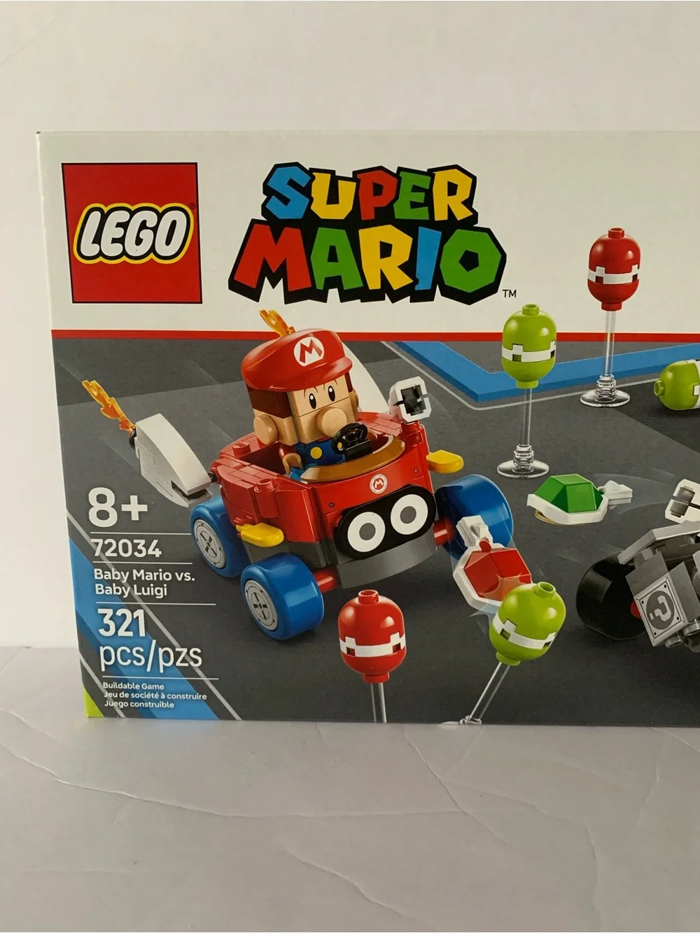 NIB. LEGO Super Mario Mario vs. Luigi Kart Set